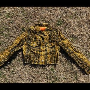 Beautiful snakeskin jacket